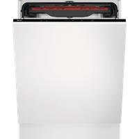 AEG AirDry FSB54907Z Integrated Full Size Dishwasher - Black Control Panel with Sliding Door Fixing Kit - C Rated, Black