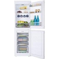 CDA FW653 177cm 50/50 Integrated Frost Free Fridge Freezer with Sliding Door Hinge - White - E Rated, White