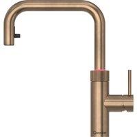 Quooker 3in1 Flex Square & Combi+ EQ B Tank - Patinated Brass, Brass
