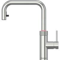 Quooker 5in1 Flex Square, PRO3-EQ B tank & Cube - Stainless Steel, Stainless Steel