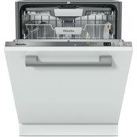 Miele G5862 SCVi Fully Integrated Full Size Dishwasher - Clean Steel Control Panel with Fixed Door Hinge Kit - A Rated, Stainless Steel