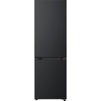 LG GBBSJ10DEP 186cm No Frost Fridge Freezer - Black - D Rated, Black