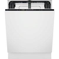 AEG 6000 Series GI6200B1SN Fully Integrated Full Size Dishwasher - White Control Panel with Sliding Door Hinge Kit - B Rated, White