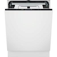 AEG 6000 Series GI6200B2TN Fully Integrated Full Size Dishwasher - White Control Panel with Sliding Door Hinge Kit - B Rated, White