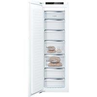 Bosch Series 4 GIN81VEE0G Integrated 177cm High Frost Free Upright Freezer with Fixed Door Fixing Kit - E Rated, White