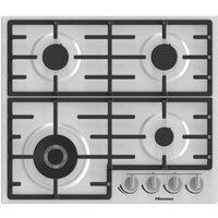 Hisense GM663XB 60cm Gas Hob - Stainless Steel, Stainless Steel