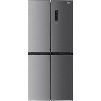 Beko HarvestFresh GN15880VPX Frost Free American Fridge Freezer - Stainless Steel Effect - D Rated, Stainless Steel