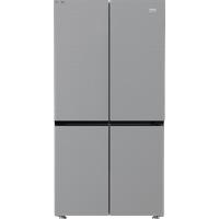 Beko GN446224VPS Frost Free American Fridge Freezer - Stainless Steel Effect - E Rated, Stainless Steel