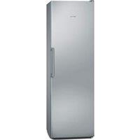 Siemens IQ-300 GS36NVIEPG 186cm High Upright Freezer - Brushed Steel - E Rated, Stainless Steel