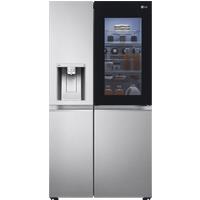 LG GSXV91BSAE Wifi Connected Non-Plumbed American Fridge Freezer with InstaView ThinQ, UVnano Tech, NatureFRESH, Stainless Steel