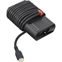 Lenovo Slim USB-C 65W Charger - Black, Black
