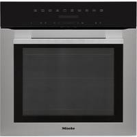 Miele ContourLine H7164BP Built In Electric Single Oven with Moisture Plus, Pyrolytic Cleaning and Accurate Temperature Control, Stainless Steel