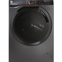 Hoover H-WASH 700 H7W412MBCR-80 12kg WiFi Connected Washing Machine with 1400 rpm - Graphite - A Rated, Silver
