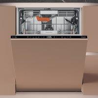 Hotpoint Hydroforce H8IB15M4TS UK Fully Integrated Full Size Dishwasher - Black Control Panel Control Panel with Fixed Door Hinge Kit - B Rated, Black