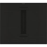Haier I-Dual Series 6 HAIH6IEMCF 60cm Induction Extractor Hob - Black - For Recirculating Ventilation, Black