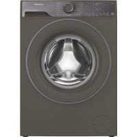 Hotpoint Fabric Care HB123WGCAREUK 12kg WiFi Connected Washing Machine with 1400 rpm - Dark Grey - A Rated, Grey