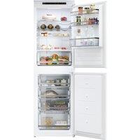 Haier HB50T618FMK 177cm High 50/50 Integrated Frost Free Fridge Freezer with Sliding Door Fixing Kit - White - E Rated, White