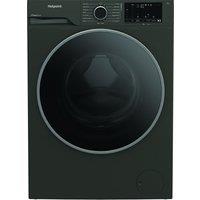 Hotpoint Fabric Care HBCA 103G CARE UK 10kg Washing Machine with 1400 rpm - Dark Grey - A Rated, Grey