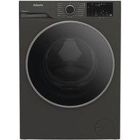 Hotpoint FabicCare HBCA 93G CARE UK 9kg Washing Machine with 1400 rpm - Graphite - A Rated, Silver