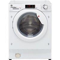 Hoover H-WASH&DRY 300 LITE HBD495D1E/1 Integrated 9Kg/5Kg Washer Dryer with 1400 rpm - White - E Rated [Wash&Dry], D Rated [Wash Only], White