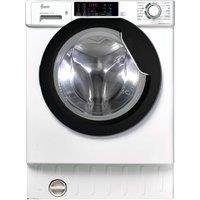 Hoover H-WASH&DRY 300 PRO HBDS 4854DMB5-80 Integrated 8Kg/5Kg Washer Dryer with 1400 rpm - White - D Rated [Wash&Dry], A Rated [Wash Only], White