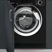 Hoover H-WASH&DRY 300 LITE HBDS485D1ACBE Integrated 8Kg/5Kg Washer Dryer with 1400 rpm - Black - E Rated [Wash&Dry], C Rated [Wash Only], Black