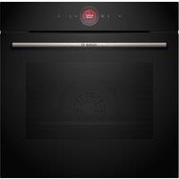 Bosch Series 8 HBG7741B1B Built In Electric Single Oven with Pyrolytic Cleaning - Black - A+ Rated, Black