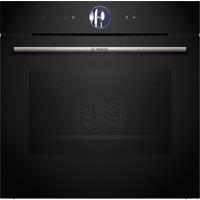Bosch Series 8 HBG7764B1B Built In Electric Single Oven with Pyrolytic Cleaning - Black - A+ Rated, Black