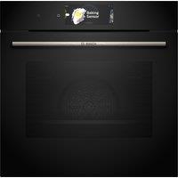 Bosch Series 8 HBG7784B1 Built In Electric Single Oven with Pyrolytic Cleaning - Black - A+ Rated, Black
