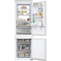 Haier HBW7518CTK 177cm High 70/30 Integrated No Frost Fridge Freezer with Sliding Door Fixing Kit - White - C Rated, White