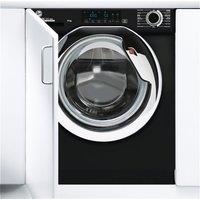 Hoover H-WASH 300 PRO HBWOS 69TAMCBET-80 Integrated 9kg Washing Machine with 1600 rpm - Black / Chrome - A Rated, Black