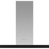 Fisher & Paykel Series 7 Contemporary HC90BCXB4 Wifi Connected 90cm Chimney Cooker Hood - Stainless Steel / Black, Stainless Steel