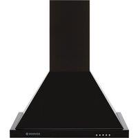 Hoover H-HOOD 300 HCE160N 60cm Chimney Cooker Hood - Black, Black