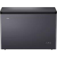 Haier HCE300NFEK Total No Frost Chest Freezer - Dark Inox - E Rated, Stainless Steel