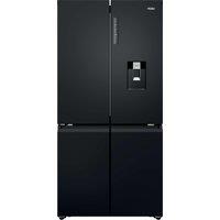 Haier Cube 90 Series 3 HCR39F19EWPT Frost Free American Fridge Freezer - Dark Inox - E Rated, Stainless Steel