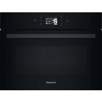 Hotpoint Class 9 HCS9A9PHTSBA Built In Compact Electric Single Oven with Microwave Function - Black - A+ Rated, Black
