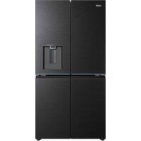 Haier Horizon HCW79F18CHMB Wifi Connected Non-Plumbed Total No Frost Multi-door American Fridge Freezer - Obsidian Steel - C Rated, Obsidian Steel