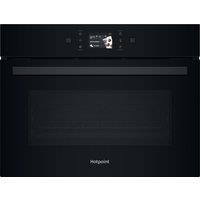 Hotpoint HCW9OWPHTSBUK 53 Litre 46cm High, Built In Microwave With Grill - Black, Black