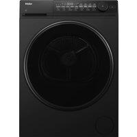 Haier X Series 7 HD100-C367BU1-UK Wifi Connected 10Kg Heat Pump Tumble Dryer - Black Steel - C Rated, Black