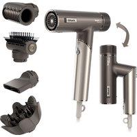 Shark SpeedStyle Pro FLEX 4-in-1 HD542UK Hair Dryer - Mocha Silver, Silver