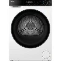 Haier X5 HD80-D357U1-UK Wifi Connected 8Kg Heat Pump Tumble Dryer - White - A++ Rated, White