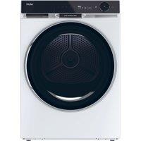 Haier X Series 11 HD90-A3Q397U1-UK Wifi Connected 9Kg Heat Pump Tumble Dryer - White - A+++ Rated, White