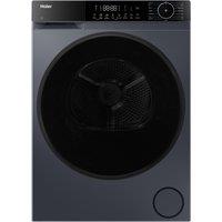 Haier X5 HD90-D357AGU1-UK Wifi Connected Heat Pump Tumble Dryer - Graphite - D Rated, Graphite