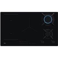 AEG HDB95623NB Mixed Fuel Induction Hob - Black, Black
