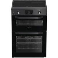 Hotpoint HDE6IDC2SA 60cm Electric Cooker with - Anthracite - A Rated, Grey