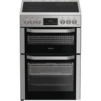 Hotpoint HDE6VDCASX 60cm Electric Cooker with Ceramic Hob - Stainless Steel - A Rated, Stainless Steel