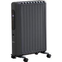Electrolux HEA1988ELGRY Oil Filled Radiator 2000W - Black, Black