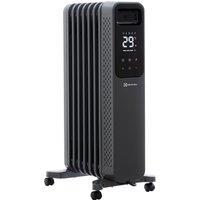 Electrolux HEA2012ELGRY Oil Filled Radiator 1500W - Black, Black