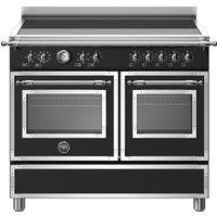 Bertazzoni Heritage Series HER105I2ENET 100cm Electric Range Cooker with Induction Hob - Matt Black - A+ Rated, Black