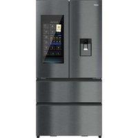 Haier Horizon HFW99F19ESSB Wifi Connected Total No Frost Multi-door American Fridge Freezer - Iconic Black - E Rated, Black